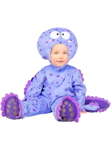 Funidelia Costume Polipo Viola 12-24 Mesi Neonati