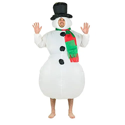 Bodysocks Pupazzo di Neve costume gonfiabile adulto