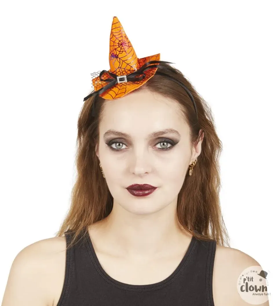 P'tit Clown Cerchietto Cappello da Strega Halloween