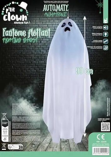 P'tit Clown 22220 Fantasma Fluttuante 90 cm decorazione animata