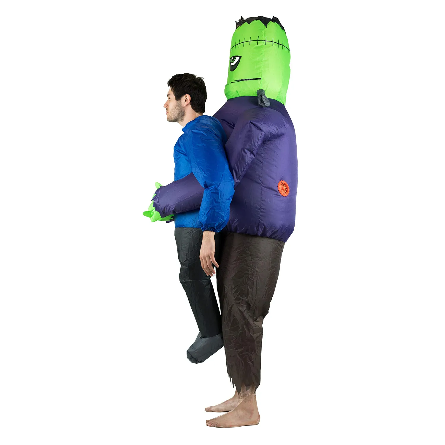 Bodysocks Costume Gonfiabile Frankenstein Adulto Illusione