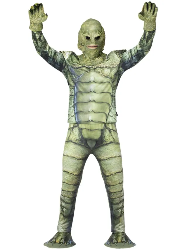 Smiffys Universal Monsters Creatura costume uomo M verde