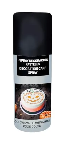 Guirca Spray decorazione torte nero 100 ml Halloween