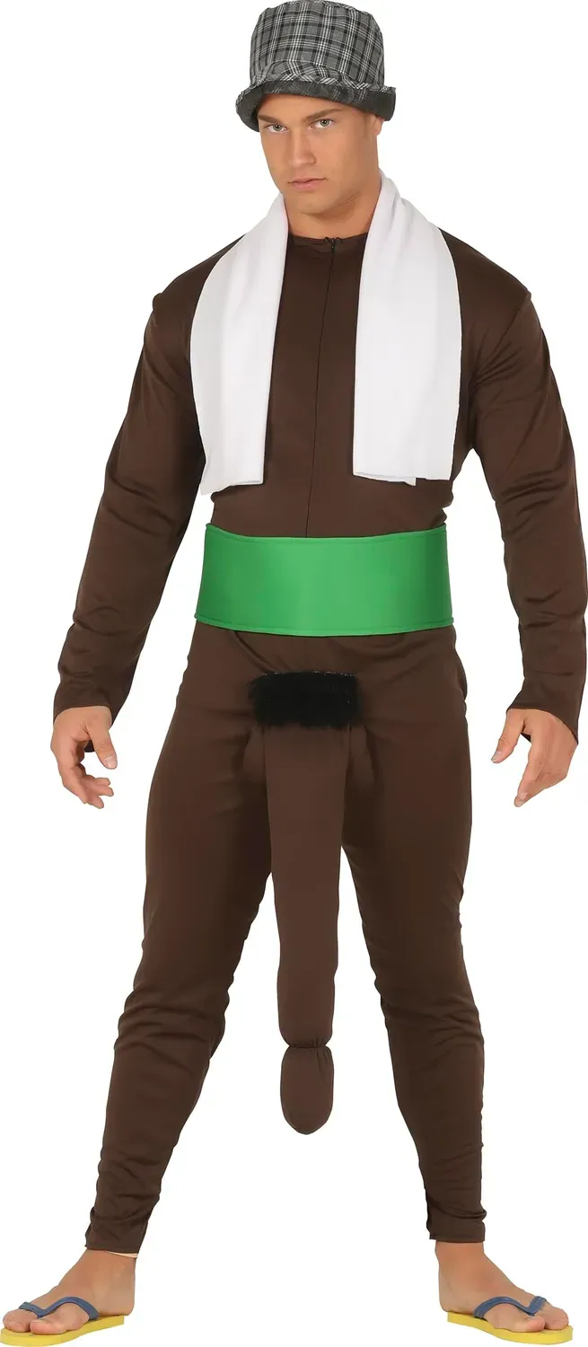Fiestas Guirca Pisello Sorpresa costume uomo M 48-50 marrone