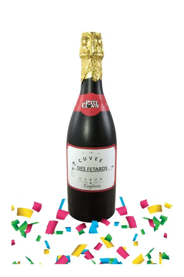 P'tit Clown RE28910 bottiglia champagne lancia coriandoli
