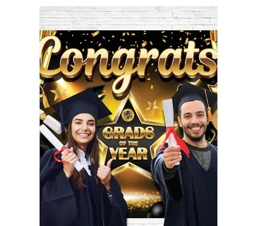 Fiestas Guirca Fondale Photocall Graduato PVC 220x150 cm
