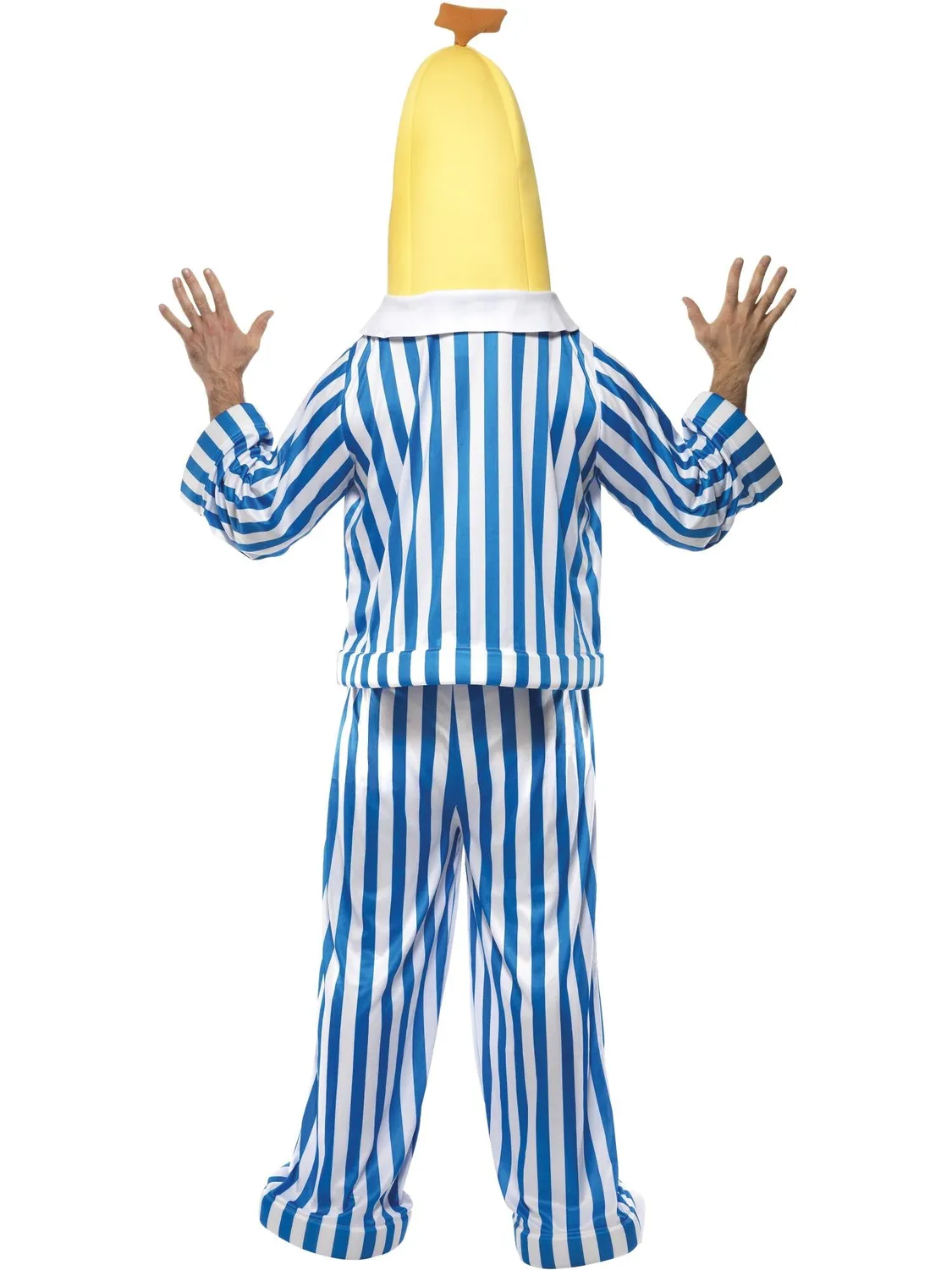 Smiffys Bananas in Pyjamas costume adulto blu B1 B2