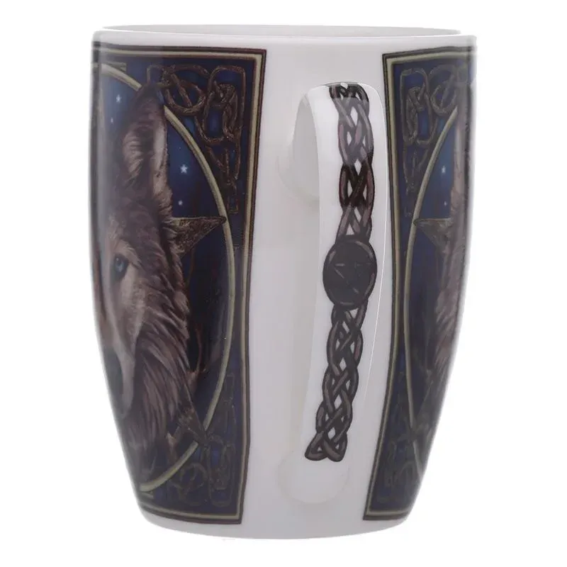La Bottega di Merlino Lisa Parker tazza lupo porcellana 300 ml