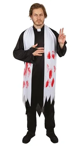 P'tit Clown Re22129 costume sacerdote insanguinato S/M