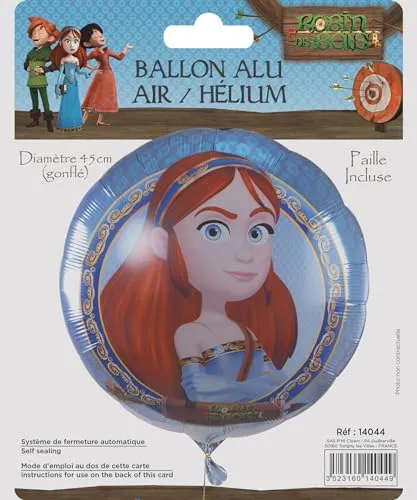 P'tit Clown Robin des Bois 14044 palloncino alluminio 40 cm Marianne