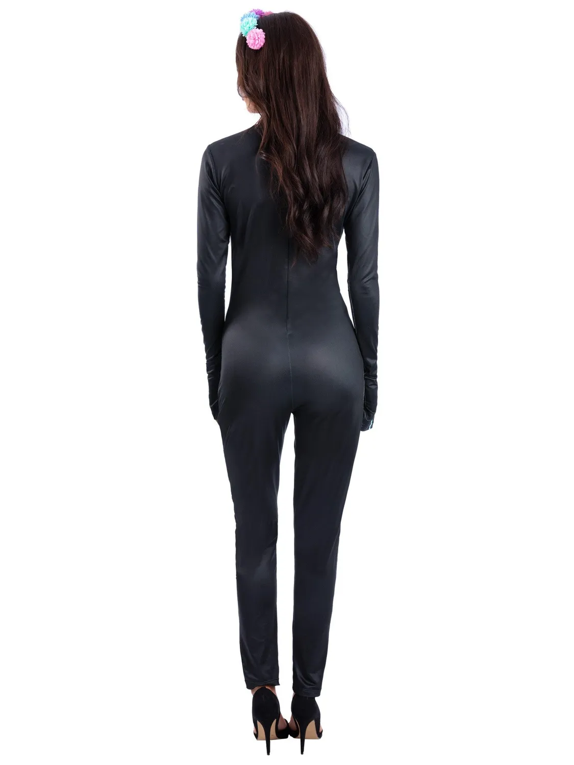 Smiffys Bright Bones costume scheletro donna M neon