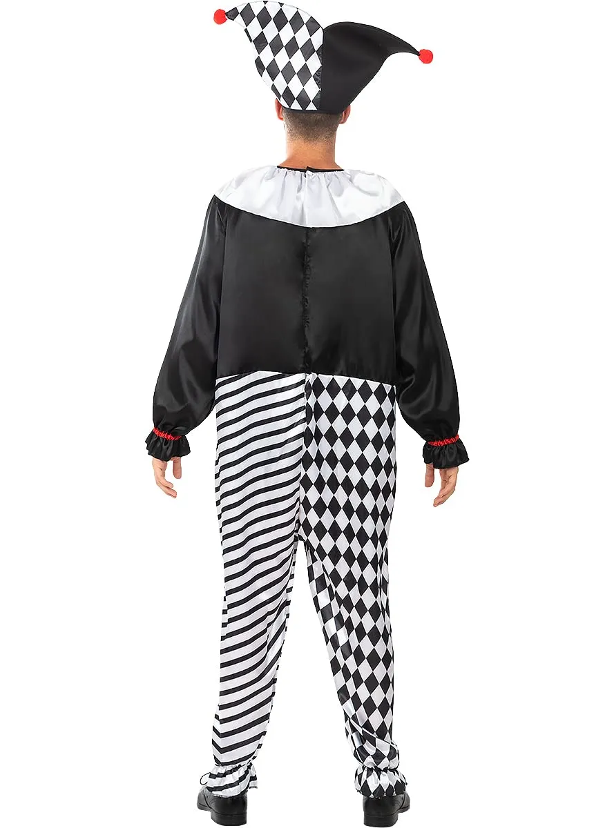 Funidelia Costume Arlecchino uomo nero taglia M