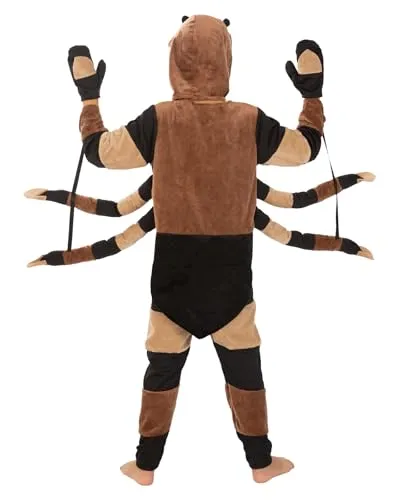 Funidelia Ragno costume bambino 7-9 anni tuta nera