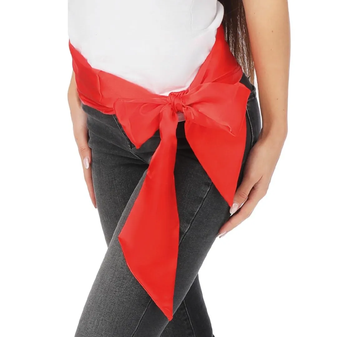 P'tit Clown Cintura tessuto rossa 10x180 cm costume