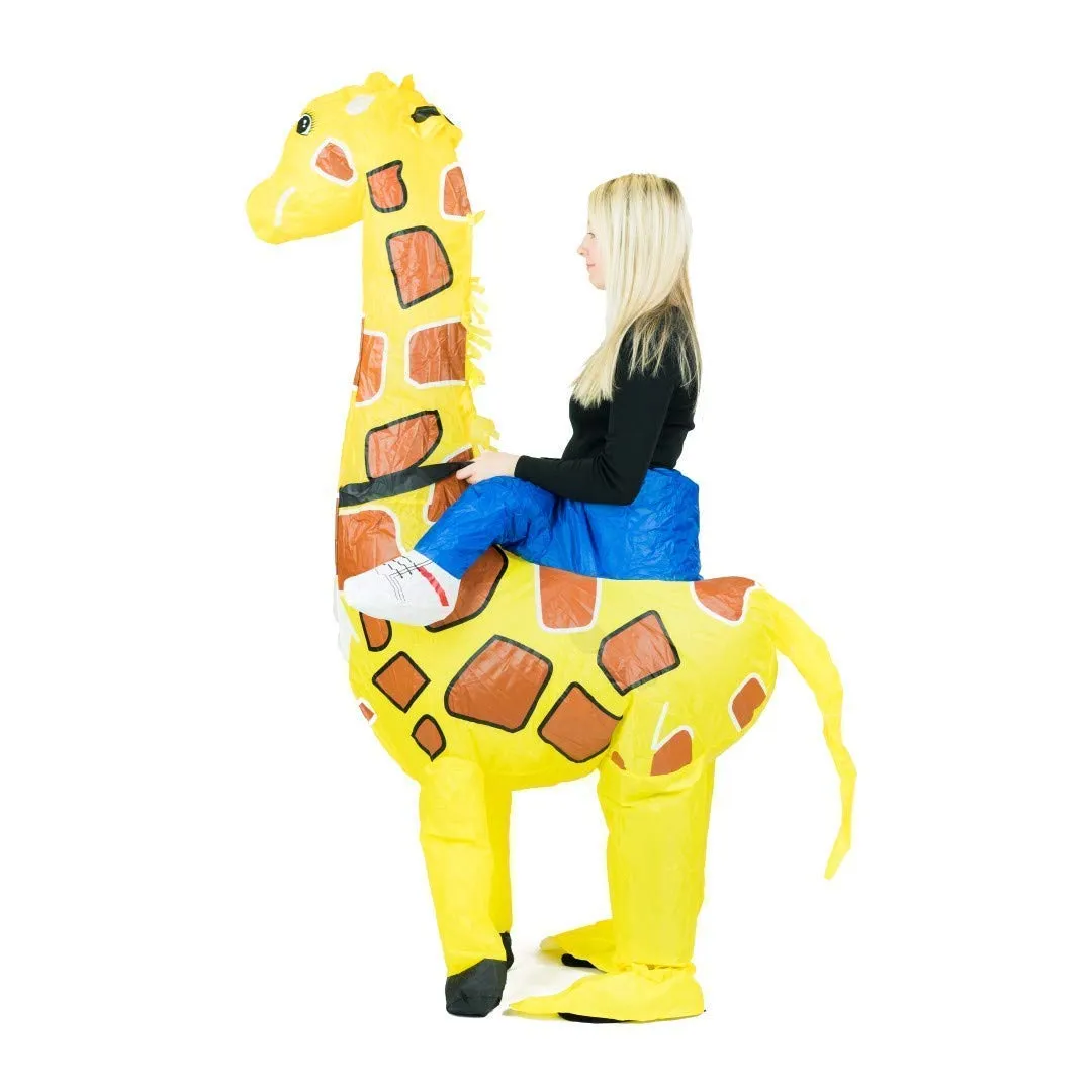 Bodysocks Costume Gonfiabile Giraffa Adulto cavalcabile