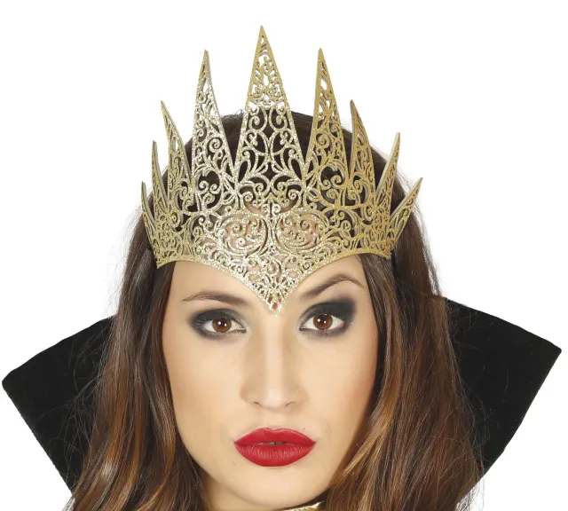 Guirca Regina Dorata diadema oro taglia unica donna