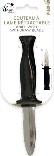 P'tit Clown 19059 coltello lama rientrante nero 18 cm