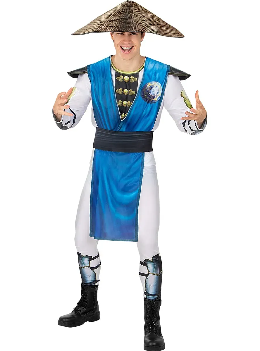 Funidelia Raiden Mortal Kombat costume uomo L azzurro