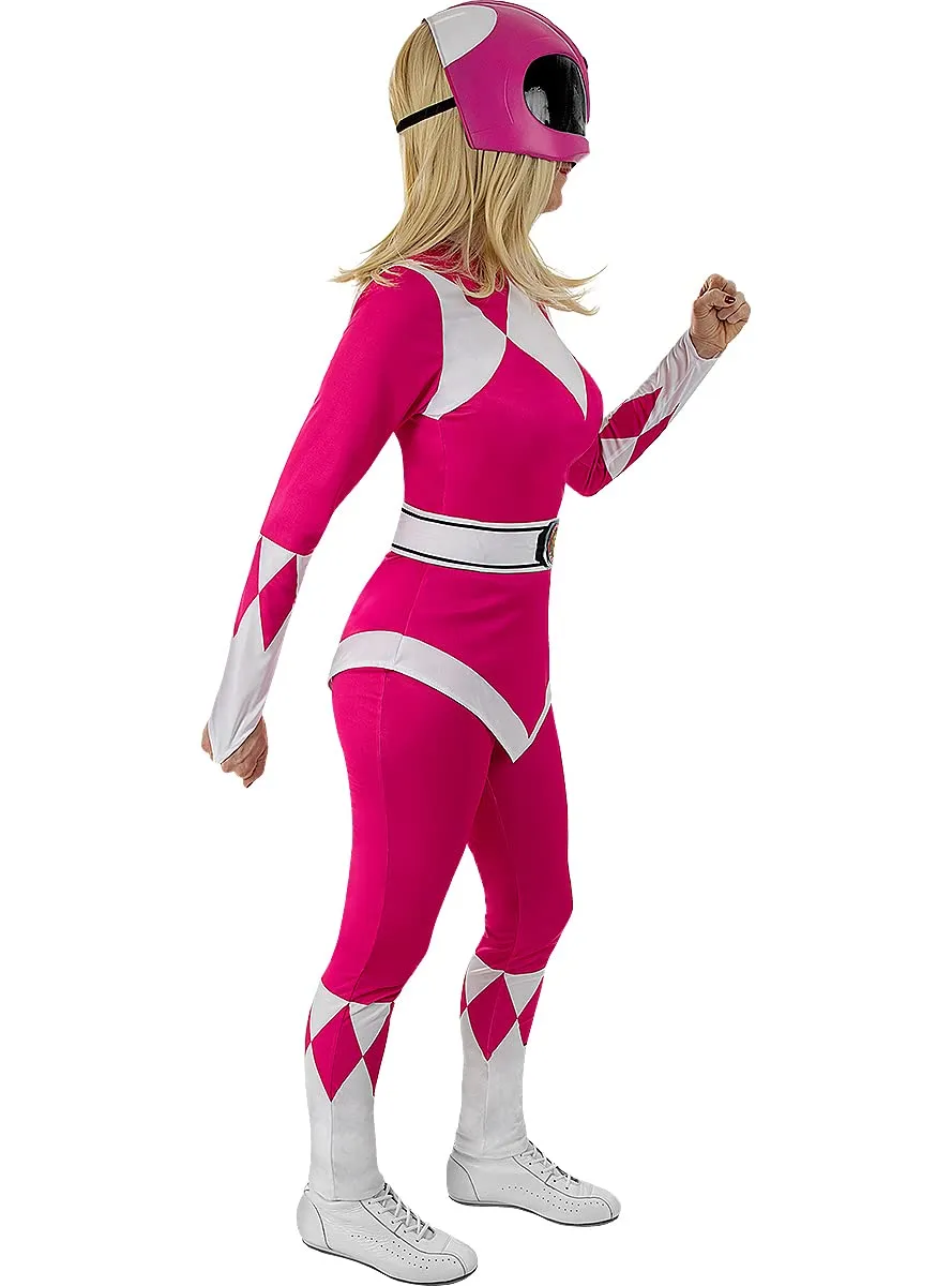 Funidelia Power Ranger rosa costume donna S con maschera