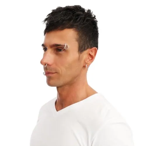 P'tit Clown Piercing Finto Anelli Argento 8 Pezzi