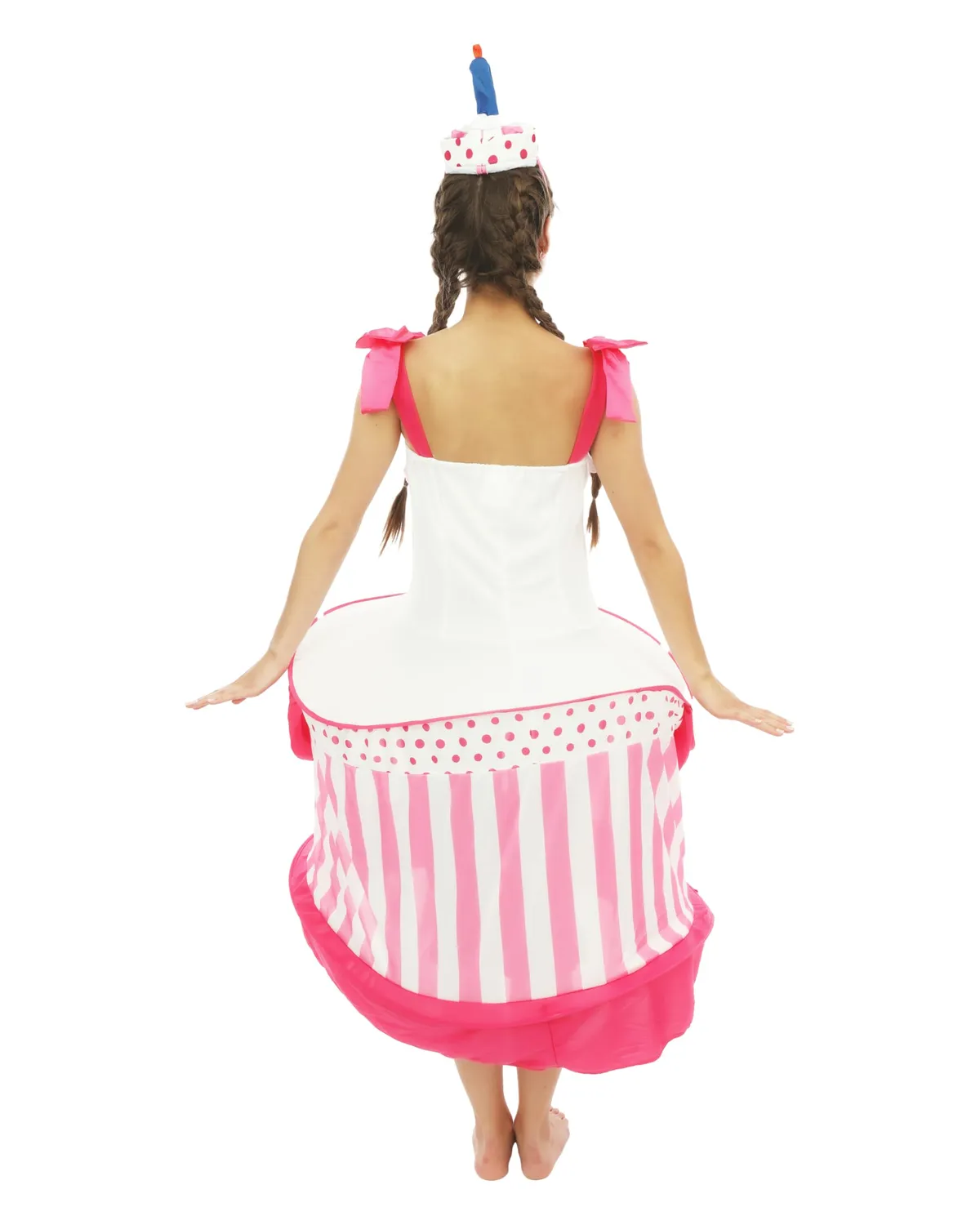 P'tit Clown 86899 costume torta compleanno adulto multicolore