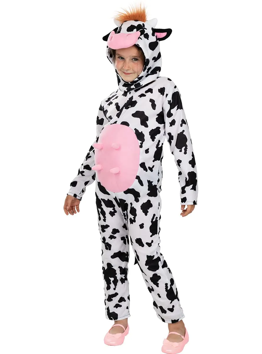 Funidelia Mucca costume bambino 10-12 anni bianco