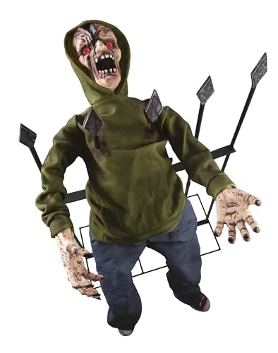 P'tit Clown 22337 Zombie Impalato Decorazione Animatronica 140 cm Sonora