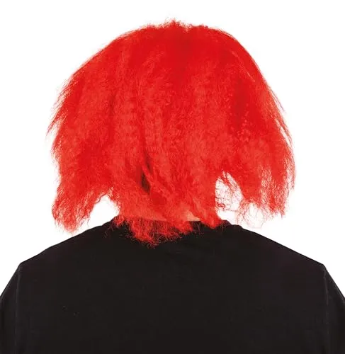 P'tit Clown Clown Fou re85130 Parrucca Rossa Adulto
