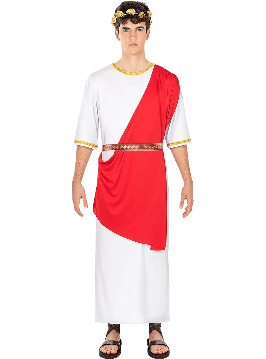 Funidelia Costume da Romano Uomo S-M Marrone