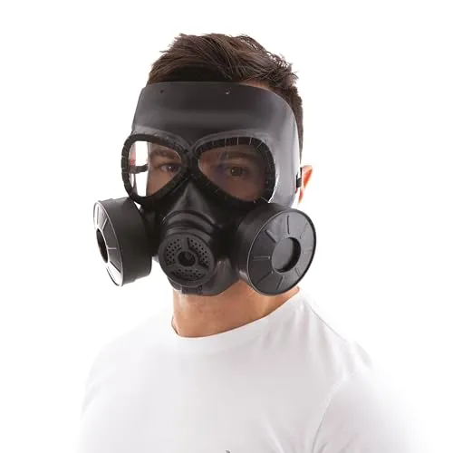 P'tit Clown 21076 maschera gas nera plastica unisex