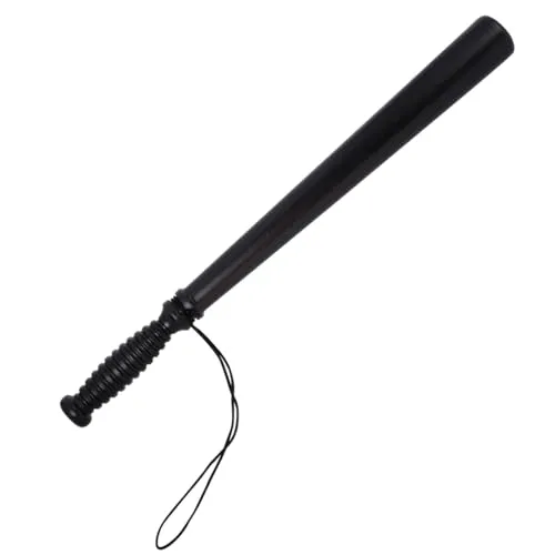 P'tit Clown manganello polizia plastica nero 50 cm adulto