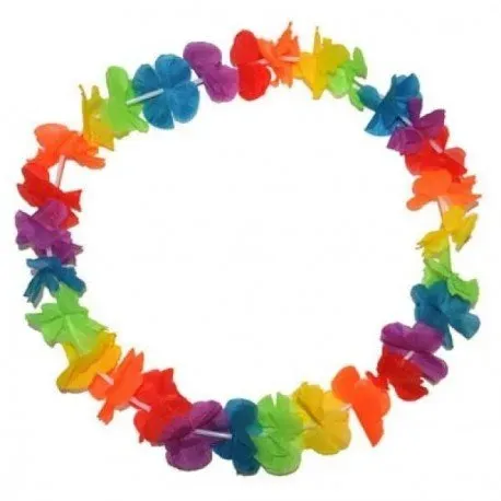 Fiestas Guirca GUI18324 collana hawaiana multicolore fiori