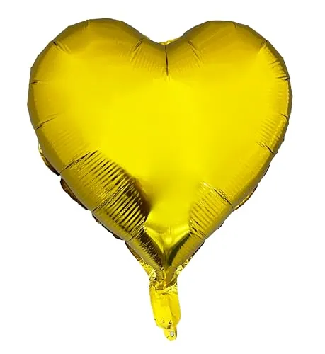 P'tit Clown Palloncino Cuore Argento in alluminio