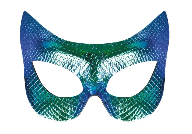 P'tit Clown 23376 lupo maschera scaglie turchese
