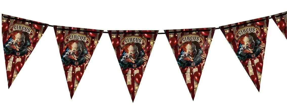 Guirca Pagliaccio festone carta 300 cm multicolore