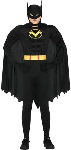 Guirca costume pipistrello nero bimbo 3-4 anni