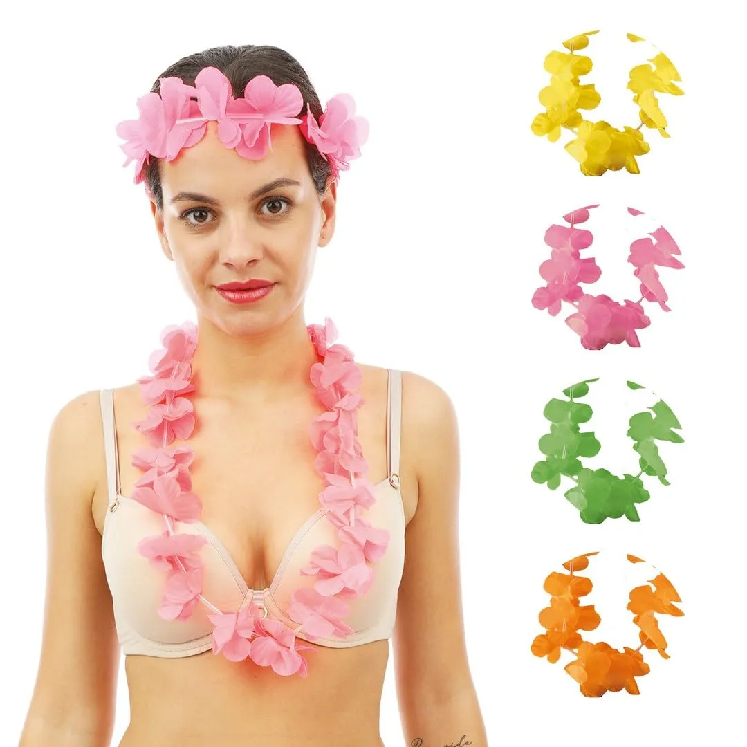 P'tit Clown 50407 Collana Hawaiana Fluo Poliestere Casual
