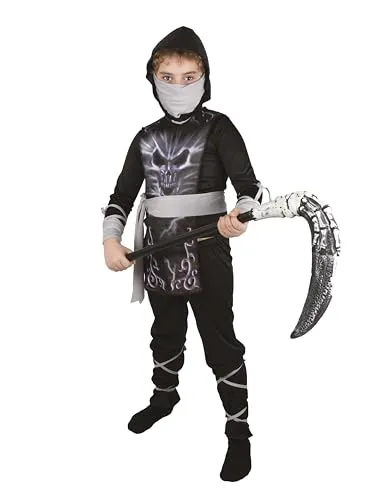P'tit Clown Ninja Scheletro costume bambino Halloween