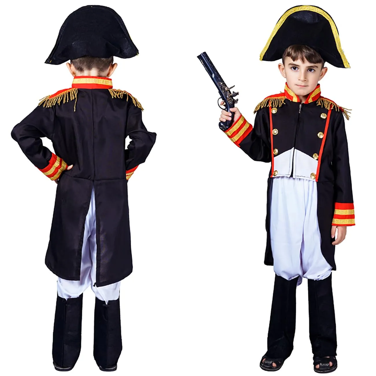SEA HARE Napoleone costume bambino 4-6 anni storico