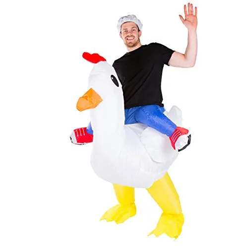 Bodysocks costume gonfiabile pollo adulto