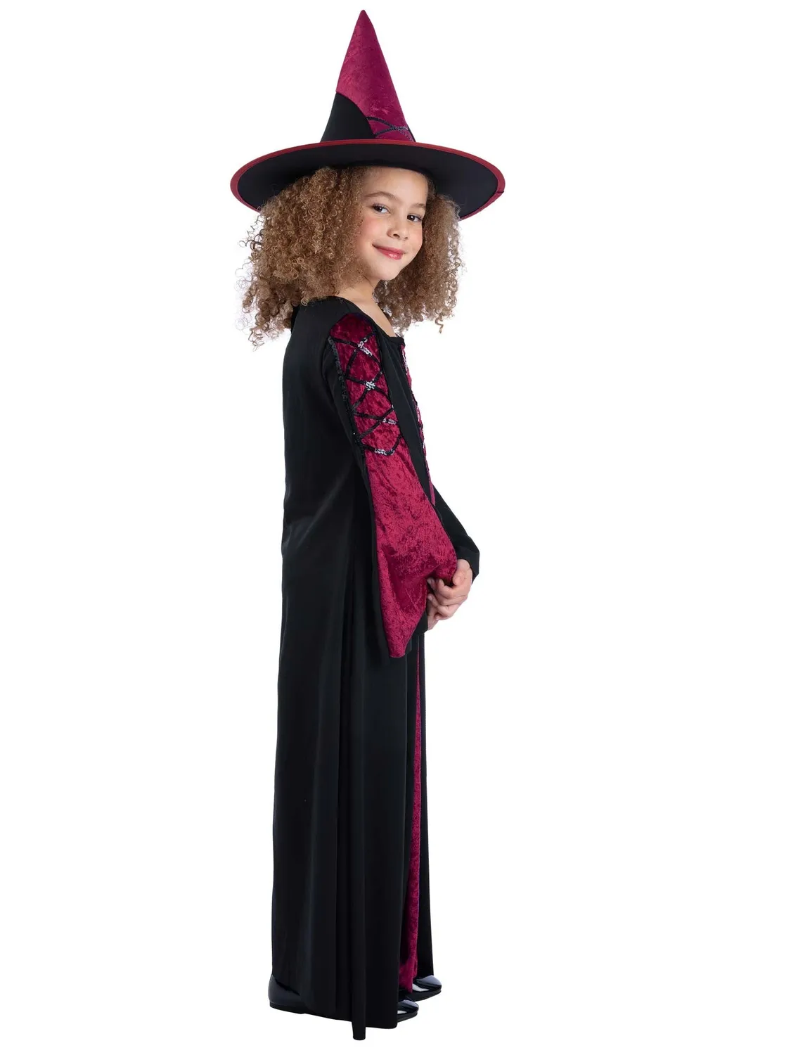 Smiffys Bewitched Red strega bambina L 10-12 anni