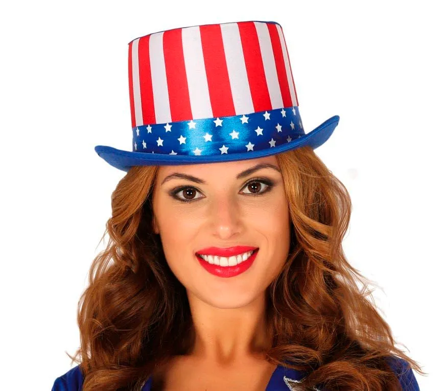 Guirca cilindro bandiera americana Zio Sam unico