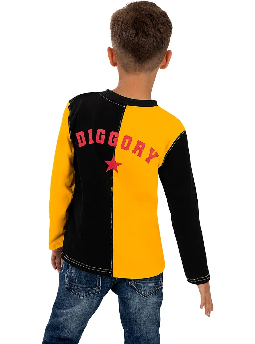 Funidelia Maglietta Cedric Diggory gialla bambino 3-4 anni