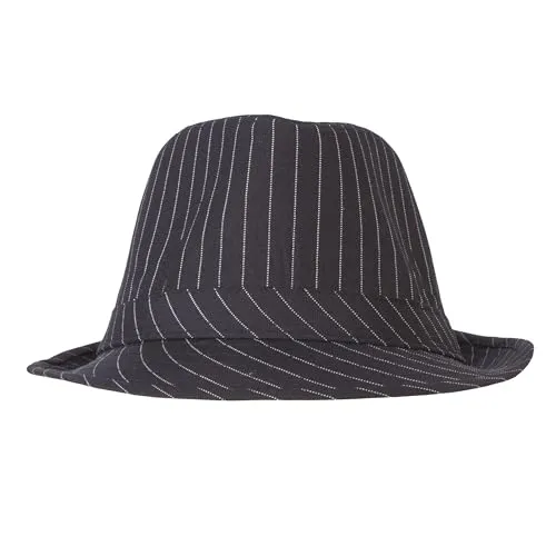 P'tit Clown Borsalino cappello adulto righe nero bianco