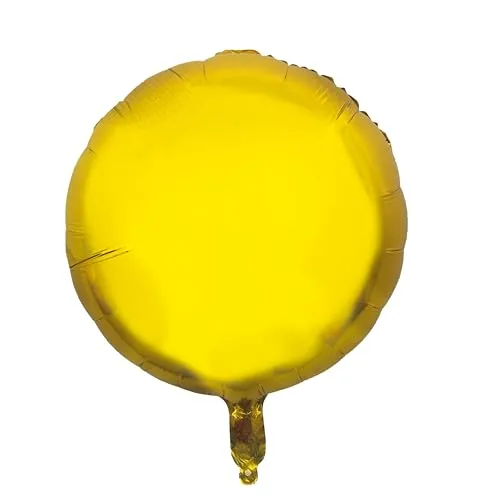 P'tit Clown palloncino alluminio rotondo oro festa