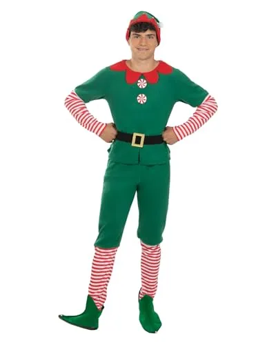 Funidelia Elfo Costume Uomo Verde senza Accessori