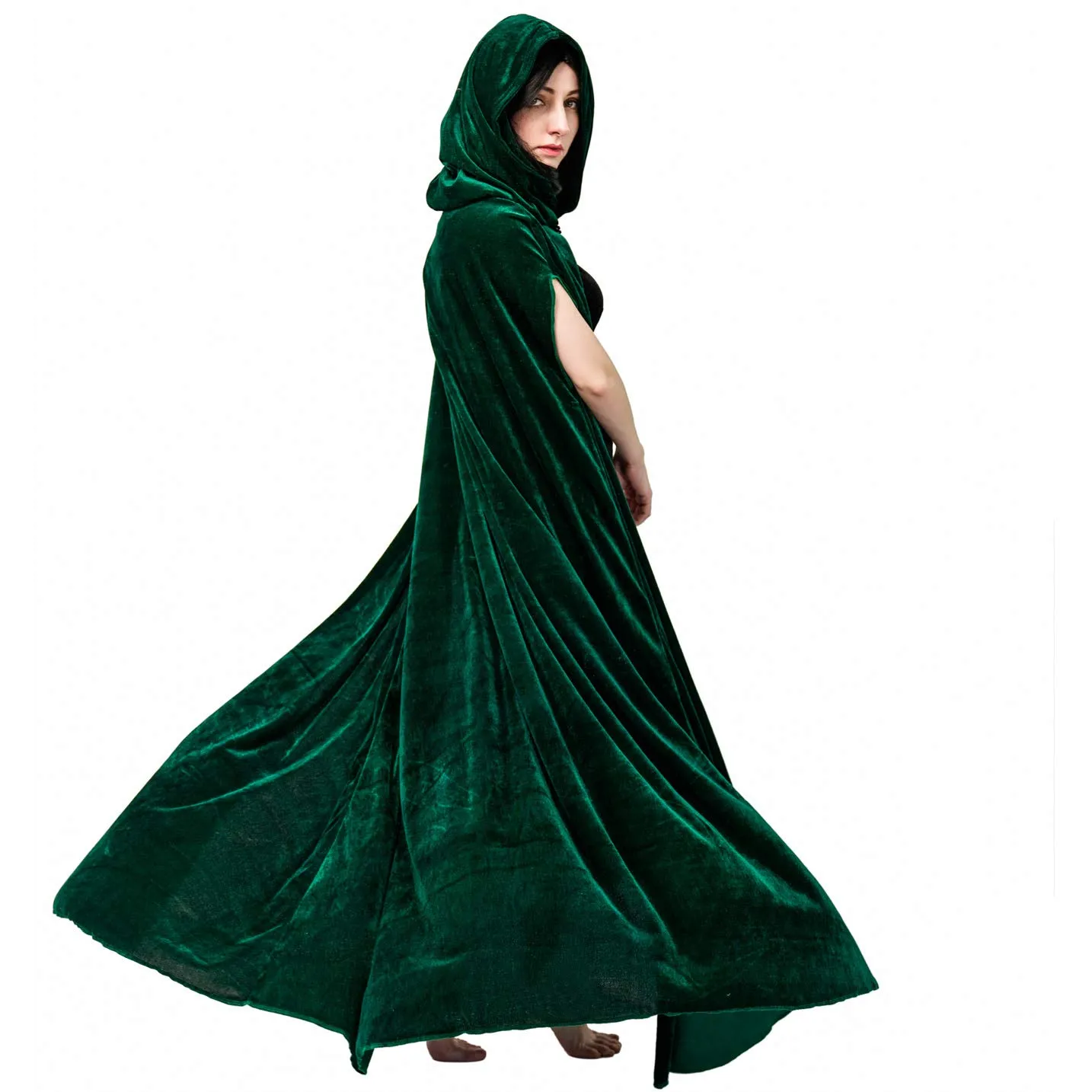 SEA HARE Mago del Capo Vestito donna Verde