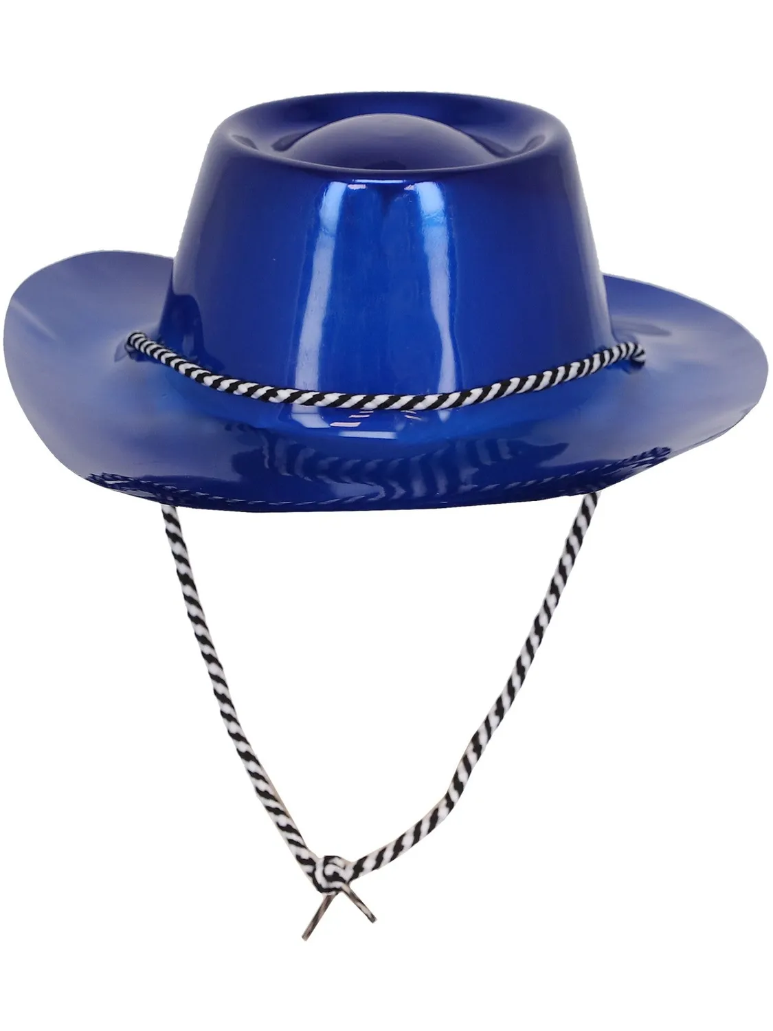 Smiffys Blue Metallic Cowboy cappello blu metallizzato