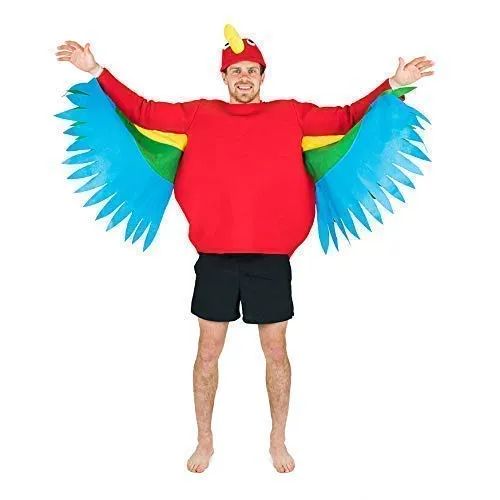 Bodysocks Costume Pappagallo costume adulto multicolore