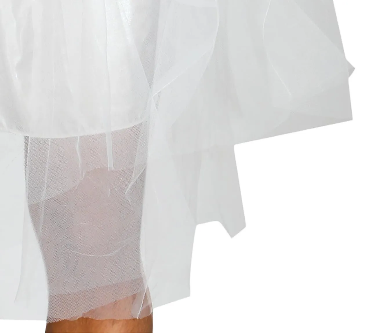 Guirca Sposa costume uomo adulto bianco con velo
